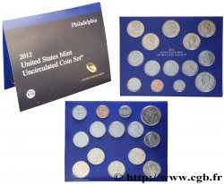 STATI UNITI D AMERICA Série 14 monnaies 2012 Philadelphie
