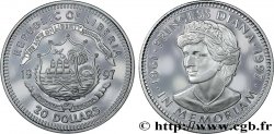 LIBERIA 20 Dollars Proof armes / Princesse Diana 1997 