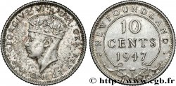 TERRE-NEUVE 10 Cents Georges VI 1947 