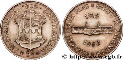 AFRIQUE DU SUD 5 Shillings 50e anniversaire de l’Union Sud-Africaine : emblème / Union Buidings 1960 Pretoria