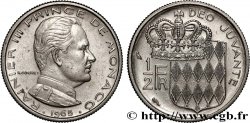 MONACO 1/2 Franc Rainier III 1965 Paris