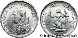 VATICAN ET ÉTATS PONTIFICAUX 10 Lire Jean XXIII an IV / la Prudence 1962 Rome