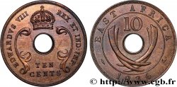 AFRIQUE DE L EST 10 Cents frappe au nom d’Edouard VIII 1936 Londres SUP