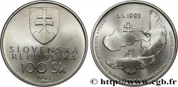 SLOVAKIA 100 Korun Fondation de la République Slovaque 1993 