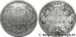 DEUTSCHLAND 1/2 Mark Empire aigle impérial 1905 Berlin