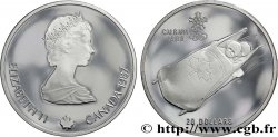 CANADA 20 Dollars Proof JO Calgary : bobsleigh 1987