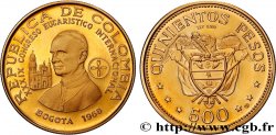 COLOMBIA 500 Pesos or Congrès Eucharistique International 1968 Bogota