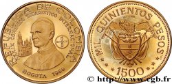 COLOMBIE 1500 Pesos or Congrès Eucharistique International 1968 Bogota