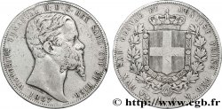 ITALY - KINGDOM OF SARDINIA - VICTOR-EMMANUEL II 5 Lire 1857 Gênes