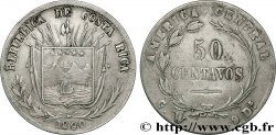 COSTA RICA 50 Centavos 1890 San José