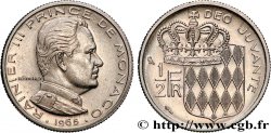 MONACO 1/2 Franc Rainier III 1965 Paris