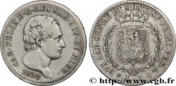 ITALIE - ROYAUME DE SARDAIGNE 1 Lire Charles Félix 1828 Gênes