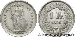 SUISSE 1 Franc Helvetia 1945 Berne