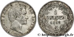 ALLEMAGNE - BAVIÈRE 1 Gulden Louis Ier 1842 Münich