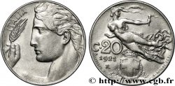 ITALIE 20 Centesimi allégorie de la Liberté 1921 Rome
