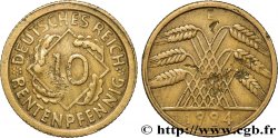 ALLEMAGNE 10 Rentenpfennig gerbe de blé 1924 Muldenhütten - E