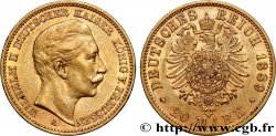 ALLEMAGNE - ROYAUME DE PRUSSE - GUILLAUME II 20 Mark 1889 Berlin
