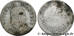 ITALIE 50 Centesimi Victor Emmanuel II 1863 Milan