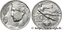 ITALIE 20 Centesimi allégorie de la Liberté 1921 Rome