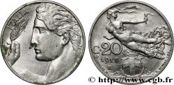 ITALY 20 Centesimi Italie / allégorie de la Liberté 1912 Rome - R