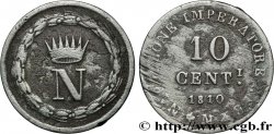 ITALIE - ROYAUME D ITALIE - NAPOLÉON Ier 10 Centesimi 1810 Milan TB+