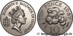 GUERNSEY 10 Pence Elisabeth II 1987