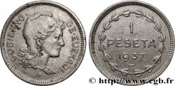 ESPAGNE - PAYS BASQUE 1 Peseta Gouvernement d’Euskadi 1937 Bruxelles