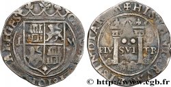 AMÉRIQUE ESPAGNOLE - ROYAUME D ESPAGNE - JEANNE ET CHARLES 2 Reales n.d. Mexico XF