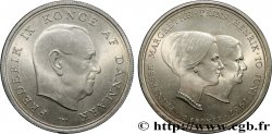 DANEMARK 10 Kroner mariage de la princesse Margrethe 1967 Copenhague SUP