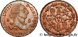 SPAIN - KINGDOM OF SPAIN - CHARLES III 2 Maravedis  1775 Ségovie MS