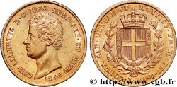 ITALIEN - KÖNIGREICH SARDINIEN -  KARL ALBERT 20 Lire  1849 Gênes