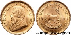 OR, PALLADIUM ET PLATINE INVESTISSEMENT 1/10 Oz - 1/10 Krugerrand 1983 Prétoria SPL