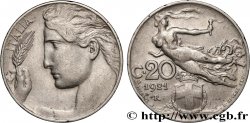 ITALIE 20 Centesimi allégorie de la Liberté 1921 Rome