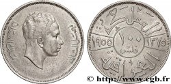 IRAQ 100 Fils roi Fayçal II AH 1375 1955  AU