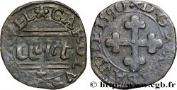 SAVOY - DUCHY OF SAVOY - CHARLES-EMMANUEL I Quart de sol (quarto di soldo) 1590 Chambéry XF