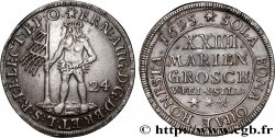 ALLEMAGNE - BRUNSWICK LUNEBOURG CALENBERG (DUCHÉ DE) - ERNEST AUGUSTE 24 Mariengroschen à l homme sauvage 1695 Clausthal
