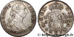 ESPAGNE - ROYAUME D ESPAGNE - CHARLES III 2 Reales 1780 Séville