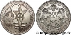 ÉTATS DE L AFRIQUE DE L OUEST (BCEAO) 500 Francs BCEAO 1972 Paris
