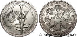 ÉTATS DE L AFRIQUE DE L OUEST (BCEAO) 500 Francs BCEAO 1972 Paris