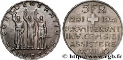 SUISSE 5 Francs 650e anniversaire de la confédération 1941 Berne