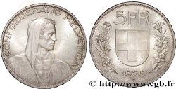 SUISSE 5 Francs berger 1925 Berne