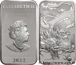 SILVER INVESTMENT 1 Oz - 1 Dollar Proof Dragon chinois 2023 Perth