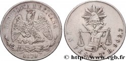 MEXIQUE 1 Peso aigle 1870 Zacatecas