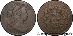 UNITED STATES OF AMERICA 1 Cent “Draped Bust” 1802 Philadelphie VF
