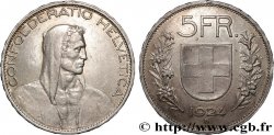 SUISSE 5 Francs berger 1924 Berne