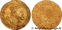 PAYS-BAS ESPAGNOLS - COMTÉ DE FLANDRE - PHILIPPE II D ESPAGNE Réal d’or n.d. Bruges XF/AU