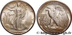 ÉTATS-UNIS D AMÉRIQUE 1/2 Dollar Walking Liberty 1945 Philadelphie