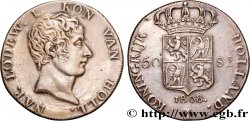 HOLLAND - KINGDOM OF HOLLAND - LOUIS NAPOLÉON 50 Stuivers 1808 Utrecht XF