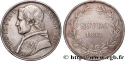 ITALIE - ÉTATS DU PAPE - PIE IX (Jean-Marie Mastai Ferretti) 1 Scudo an VIII 1853 Rome