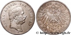 ALLEMAGNE - ROYAUME DE SAXE - GEORGES 5 Mark 1904 Muldenhütten
